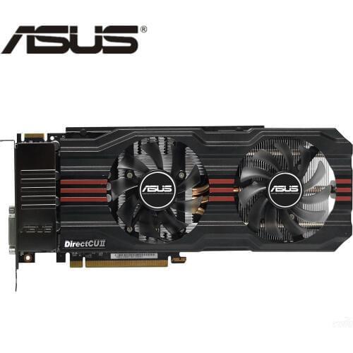 For ASUS Graphics Card DRAGON HD7850 DC2O 1GD5 1GB 256Bit GDDR5 Video Cards For AMD Radeon H7850 1G HDMI DVI VGA HD 7850 Used