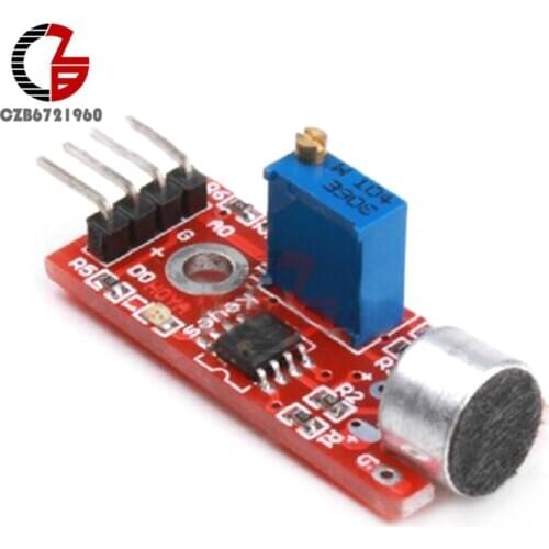 High Sensitive Microphone Module Sound Sensor Detection Board for Arduino AVR PIC DC 5V Power Supply Analog Output
