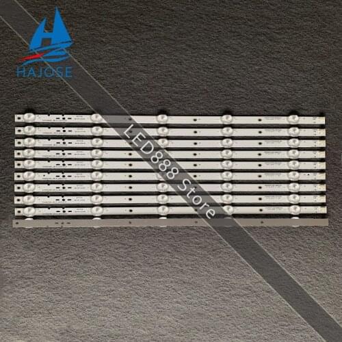 10Pieces 395mm LED Backlight Lamp strip 5leds for So ny 40 inch TV SVG400A81 REV3 121114 S400H1LCD-1 KLV-40R470A KDL-40R450A