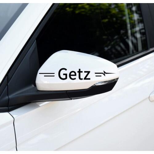 Car Styling Automobiles Rear View Mirror Vinyl Car Sticker Decal For Hyundai Getz Emblem Stickers Accessories