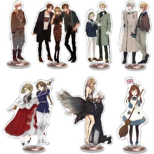 Axis Power Hetalia APH Arthur Kirkland Alfred Anime Acrylic Stand Figure Plate Collection Model Toy Gifts Cosplay Desk Decor