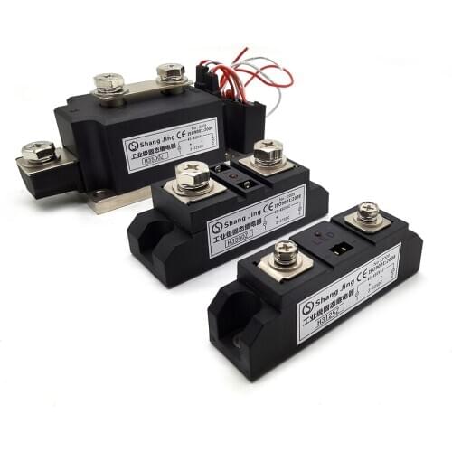 Free shipping excellent 500A 400A 300A 200A 150A solid state relay 220 ssr module single phase input 3-32VDC output 35-480VAC