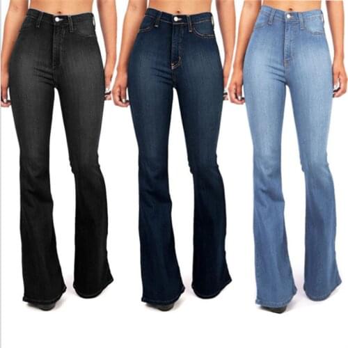DPDEHAO Women's Flared Jeans