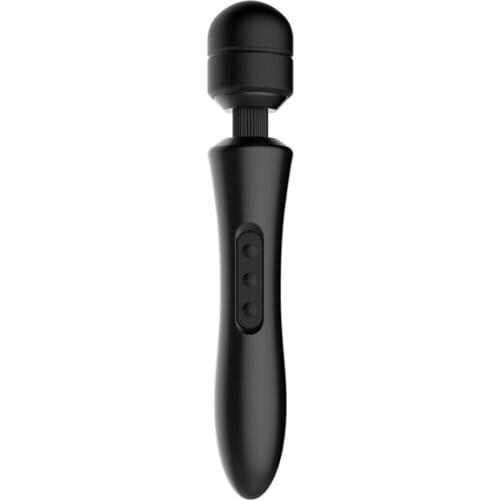 Electric Percussion Vibration Wand Shoulder Neck Muscle Massager USB Rechargeable 20 Vibration Modes Relax Massage Stick