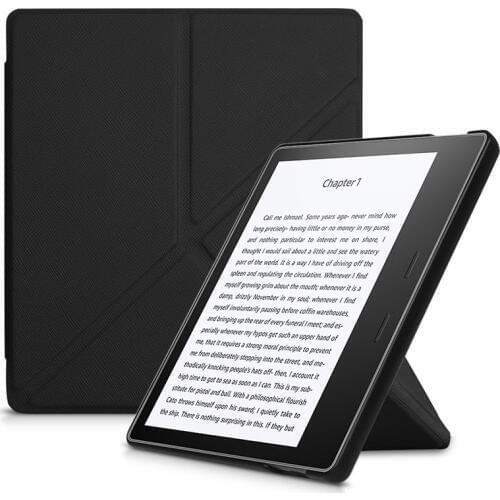 PU Leather Origami Case for 7 inch Kindle Oasis (9th-10th Generation,2017-2019 Release) Slim Flip Cover Case Ebook reader