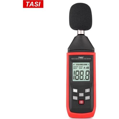 TASI 30~130dB Noise Measuring db Meter Mini Audio Sound Level Meter Decibel Monitor