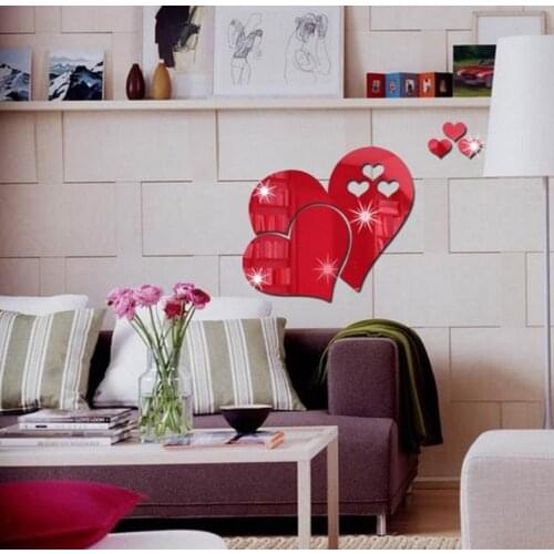 JUER Mirror Wall Stickers