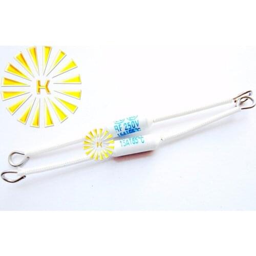 FREE SHIPPING 20PCS x RF250V 15A 185 degree Thermal Cutoff RF 250V Ceramic Temperature Fuse For Electric Rice Cooker