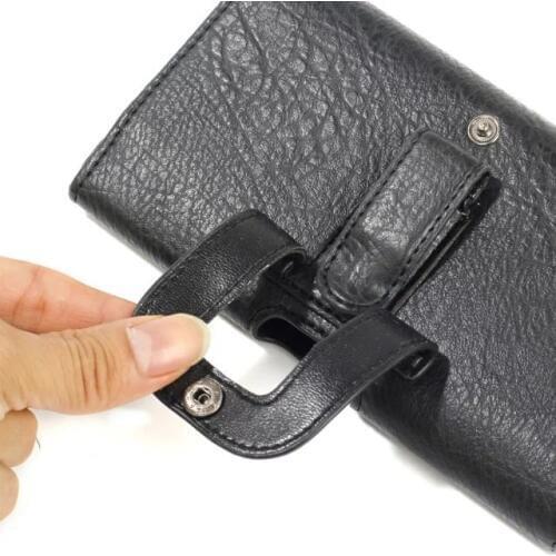 Classic Black Mens Waist Bag Mobile Phone Case Outdoor Protective Case for AGM A8 MINI X1 A8 X2 MAX X2 PRO A10Q