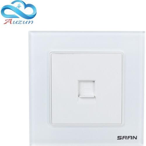 Computer Graphics Tempered Glass Panel 86 Eight-Core Internet Socket Broadband Network Information Wiring