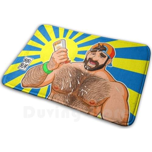 Adam Likes Sun Lotion Mat Rug Carpet Anti-Slip Floor Mats Bedroom Bobobear Bobobearart Bobo Bear Bobo Nisi Bear Gay Gay Bear