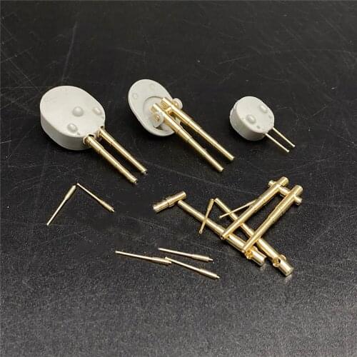 Mini Metal Barrel Main Auxiliary Barrels for 1/350 Crown Prince Battleship with Trumpeter Upgrade Kits