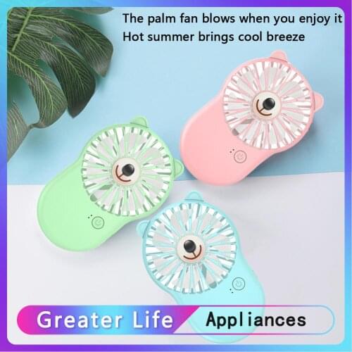 Mini Electric Portable Handheld Fans Portable USB Charging Student Dormitory Small Fans 3 Winds Speed Adjustment