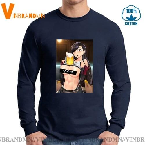 Waifu Material T shirt for men Hentai Anime Japanese Writing Ecchi Otaku T-shirt Waifu Shirt Ahegao Harajuku Tee shirt