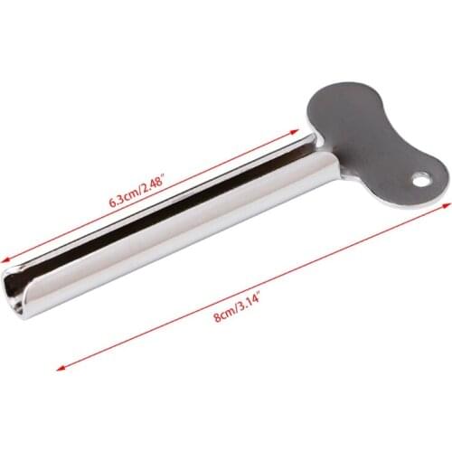 Stainless Iron Metal Tube Toothpaste Hair Color Dye Cosmetic Oil Paint Squeezer X3UC