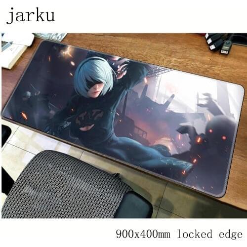 Nier automata mouse pad gamer 900x400mm notbook mouse mat large gaming mousepad Fashion pad mouse PC desk padmouse accessories
