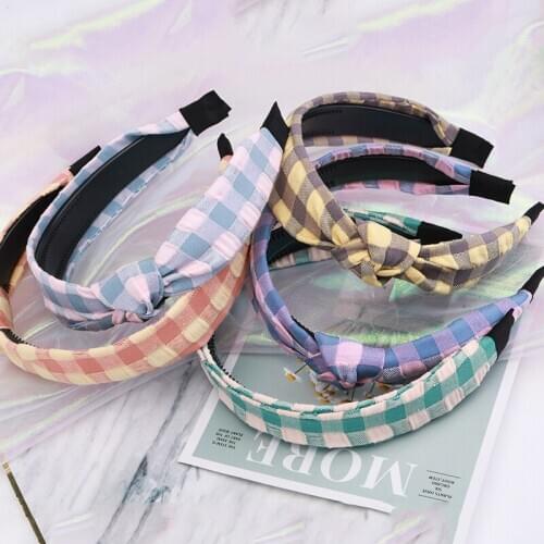 New Small Fresh Mesh Hair Circle Cute College Wind Forest Department Knotted Fabric Wash Face Circle Hair Headband Woman