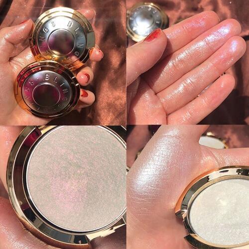 Highlighter Facial Bronzer Palette Makeup Glow Face Contour Shimmer Powder Illuminator Highlight Bronzer Brighten Skin Cosmetic