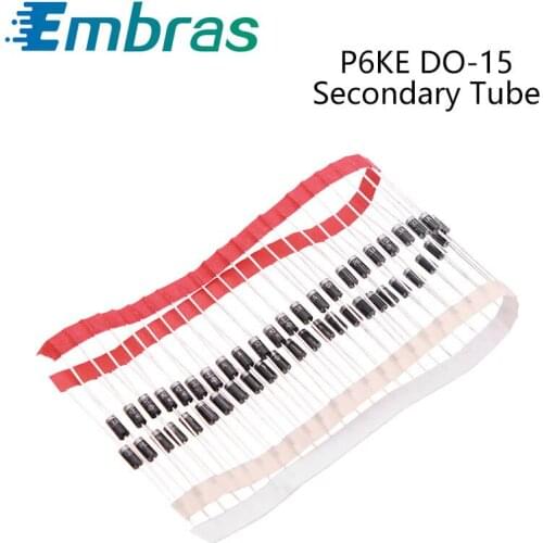 20Pcs 600W TVS Diode P6KE82A P6KE91A P6KE100A P6KE110A P6KE120CA P6KE150CA P6KE51CA Transient Voltage Suppressor P6KE DO-15