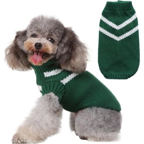 Pet Puppy Christmas Clothing Elk / Trees Sweater Small Medium Dog Winter Warm Knitting Outfits Dog Sweater Clothes