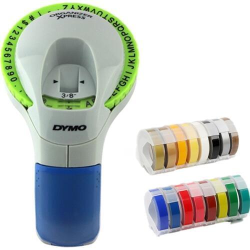 Dymo 3D embossing manual stereo label printers dymo 12965 plastic label printer letterings machine for dymo 3d embossing tapes