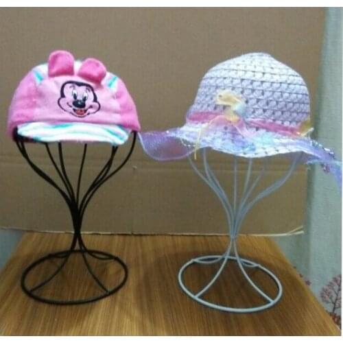 Spherical metal peak cap display stand bucket hat straw hat sunhat shelf holder fashion wig hairpiece storage rack free shipping