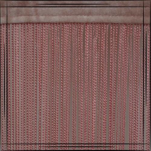 Gülpınar Curtain Pink Thin Chain Rope Curtain