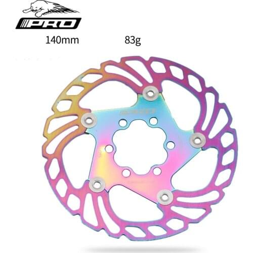 IIIPRO Mountain Bike Brake Rotor MTB Stainless Steel Electroplate Color Floating Disc Bicycle Parts 140/160/180/203mm