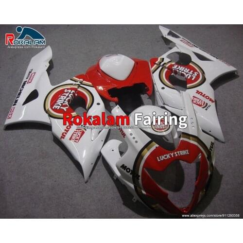 Body Kit For Suzuki GSXR1000 K5 05 GSXR1000 K5 06 GSXR 1000 2005 2006 Motorcycle White Red Fairing Kit (Injection Molding)