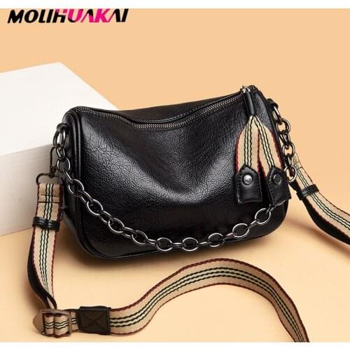 Ladies Luxury Handbags 2021 New Summer Bags Women Shoulder High Quality Messenger Bags Top Handbags Chain Decoration