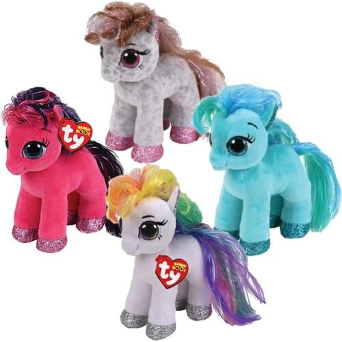 15CM Cute PONY Twilight Sparkle Rainbow Dash Apple Jack Rarity Fluttershy Pinkie Pie Glimmer Plush Doll Toy Girl Birthday Gift