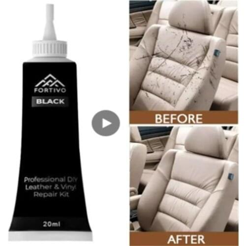 20ml Car Leather Filler Repair Cream Sofa Leather Furniture Sportswear Cleaner Leather Cream Liquid Skin Cleaner Car Accseeories