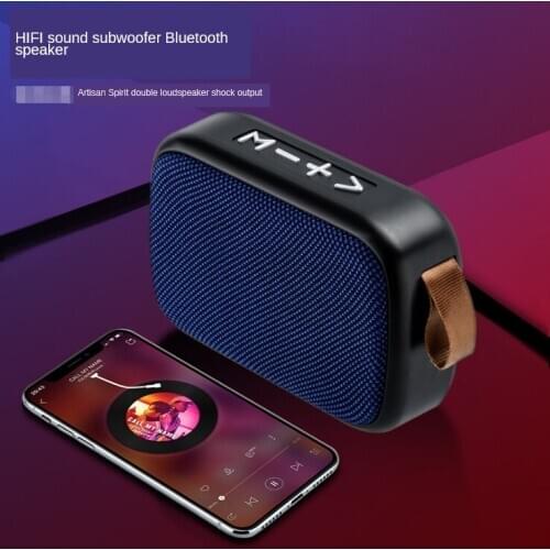 Bluetooth Speaker Portable Wireless Loudspeakers G2 Fabric Speaker Tf Hifi Music U Disk Outdoor Sports Speaker Card Speaker