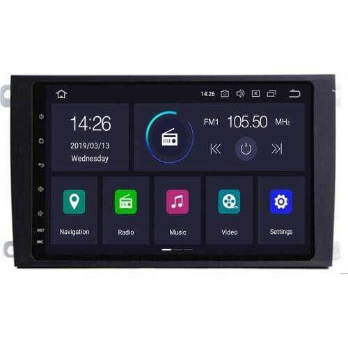 HD Octa Core 9" full touch screen Android 10 4G RAM Car DVD Radio audio for Porsche Cayenne 2003-2010 car gps navigation