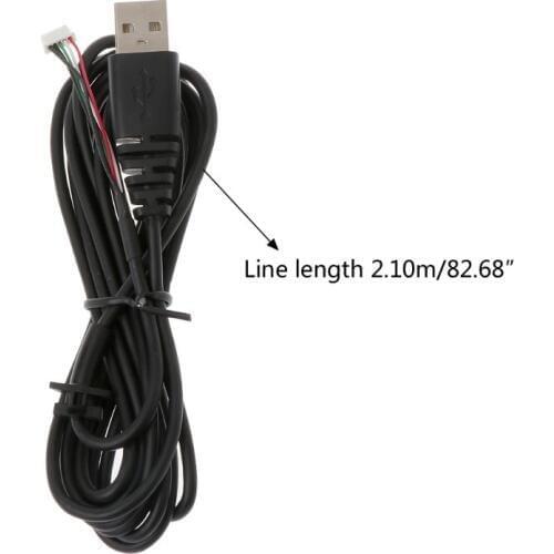 USB Soft Mouse Cable Line Replacement Wire For SteelSeries Rival 300 Mouse