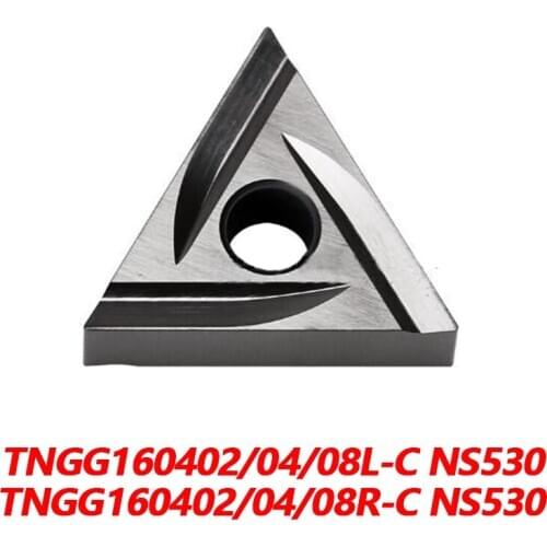 100% TNGG160402L-C NS530 TNGG160402R-C TNGG160404L-C TNGG160404R-C TNGG160408L-C TNGG160408R-C Carbide Insert Blades CNC lathe