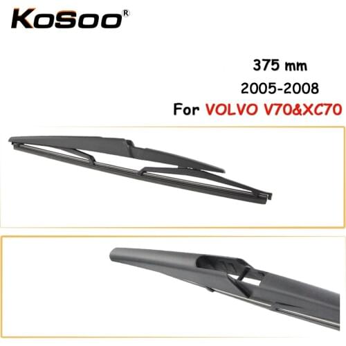 KOSOO Auto Rear Car Wiper Blade For VOLVO V70&XC70,375 mm 2005-2008 Rear Window Windshield Wiper Blades Arm,Car Accessories