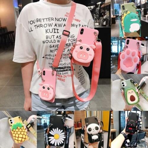 For OnePlus 9 7 8 Pro 6T 7T Wallet Pig Soft TPU Case