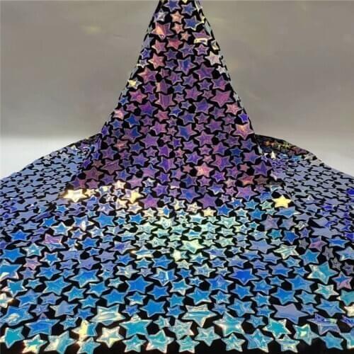 New Design Velvet With Sequins African French Velvet Lace Fabric High Quality Nigerian Velvet Lace Fabric For dress runs66-384