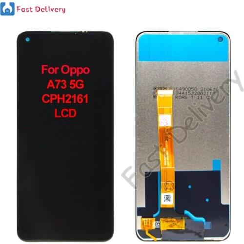 Original For OPPO A73 5G CPH2161 LCD Display Touch Panel Screen Pantalla Digitizer Assembly Replacement Accessory 100% Tested