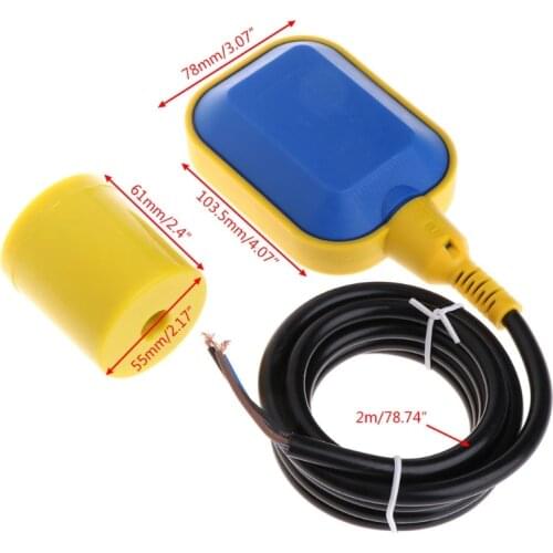 Float Switch 2m Water Tank Level Controller Sensor Liquid Fluid Contractor Pump