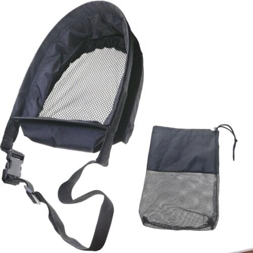 Fly Fishing Mesh Tray Stripping Basket Bag With Waist Belt/Carry Bag
