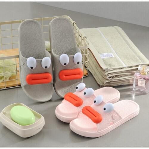 Slipper Womens Summer Waterproof Non-Slip Bathroom Slippers Couples Home Cool Breathable Bath Slippers Women Shoes