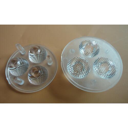 CREE LED lens 3 UP 1 Diameter 35mm Bead surface 10 30 45 60 degrees XP-G2 XPE XPG lens (10 pieces/lot)