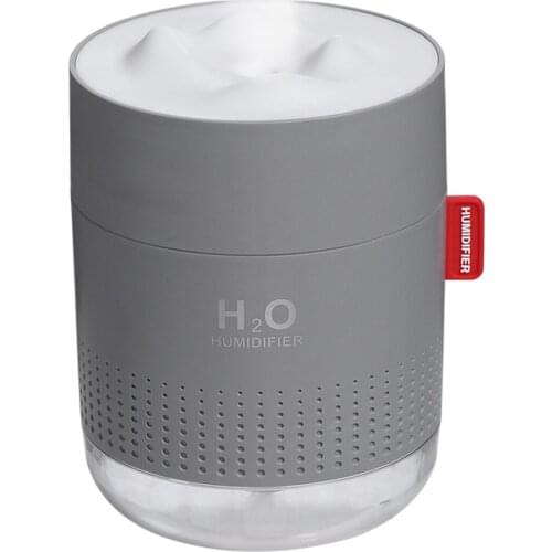 500mL USB Mist Humidifier Diffuser with Night Light Portable Quiet Humidifier Essential Oil Diffuser Auto-Off Desktop Humidifier