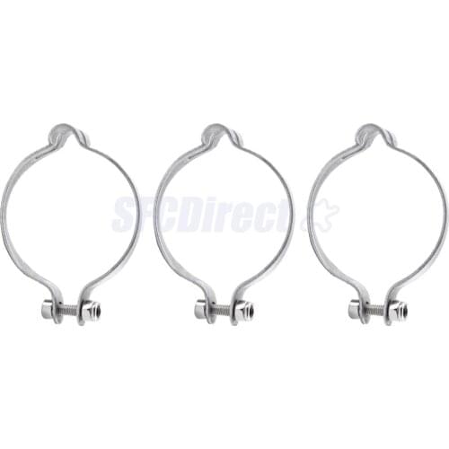 3pcs Bike Parts Vintage Bicycle Stainless Steel Bicycle Clips Brake Cable Housing Clamp Guide Backstop 34.9mm