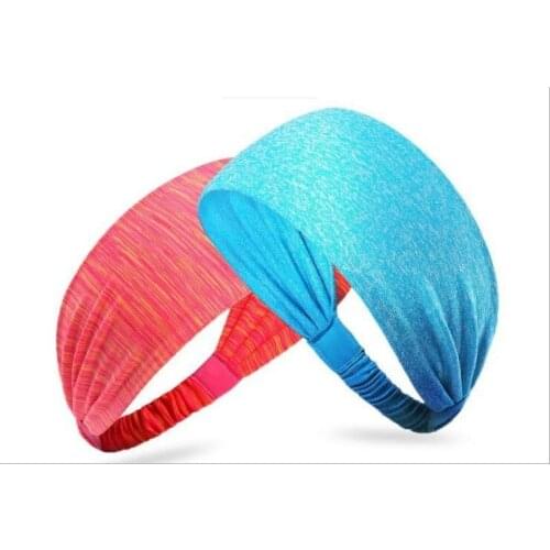 Elastic Sweatband Sports Gym Headband Women Men Breathable Absorbent Basketball Fitness Yoga Volleyball Cycling Hair Band