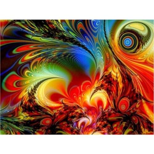 2019 5D DIY Diamond Embroidery Red Fantasy flowers Diamond Painting Cross Stitch full Square/round Rhinestone Mosaic home gift