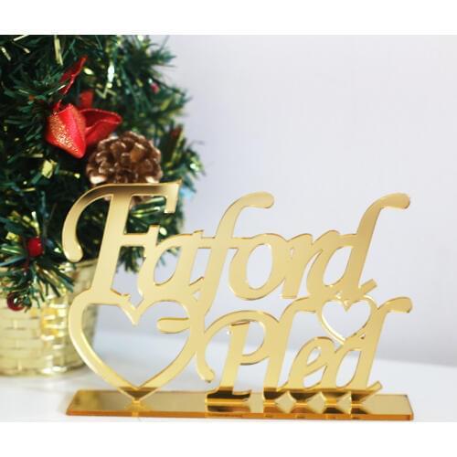 30cm Personalized table stand, custom name setting, acrylic Desktop Decor, wedding decor