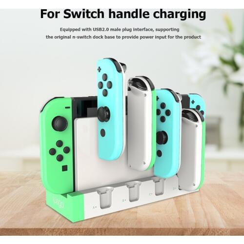 4 Position Game Controller Charger Charging Station Holder Stand for Nintendo Switch Console Joy Con Games Accessories